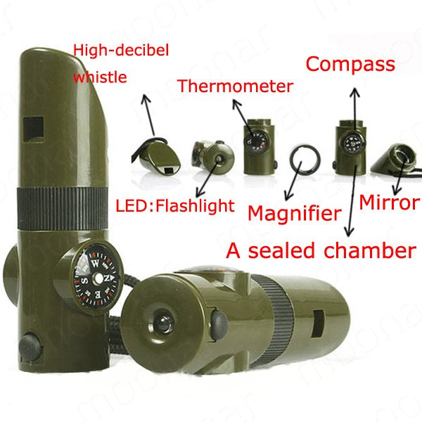 7 in 1 Multi-functional Hiking Tool